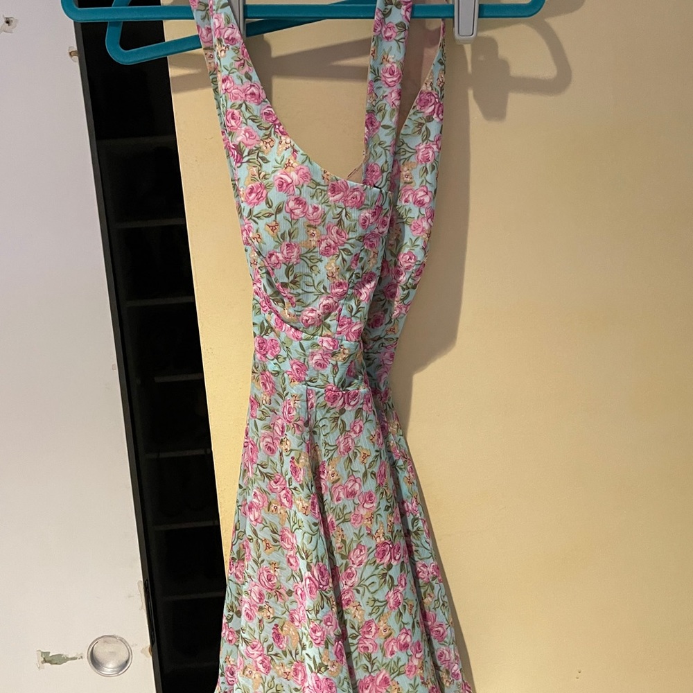 Naven Open Back Floral Dress